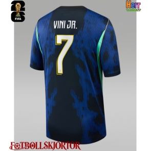 Brasilien Vinicius Junior #7 Bortatröja VM 2026 Kortärmad